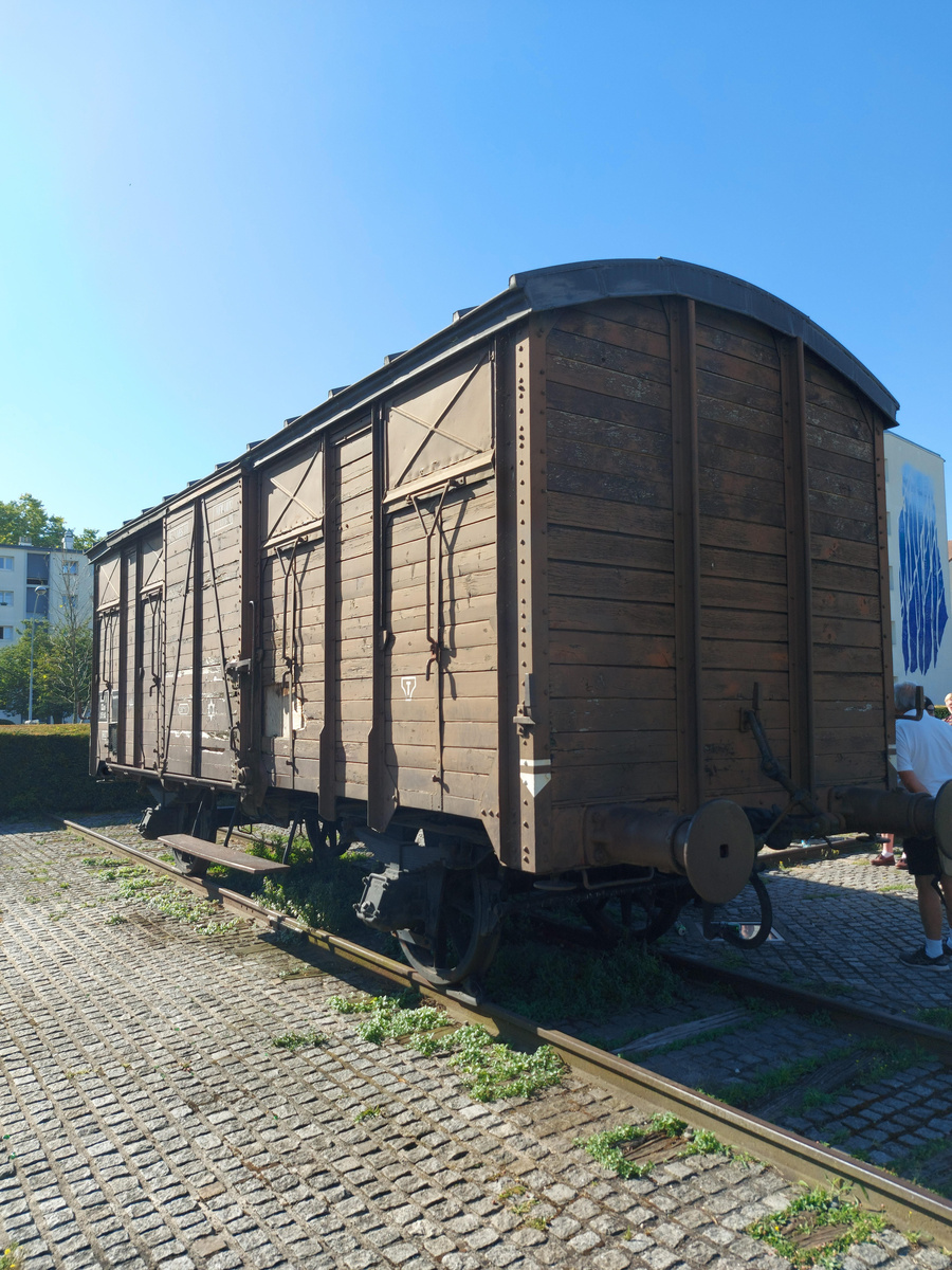 Cattle truck at Drancy, Paris