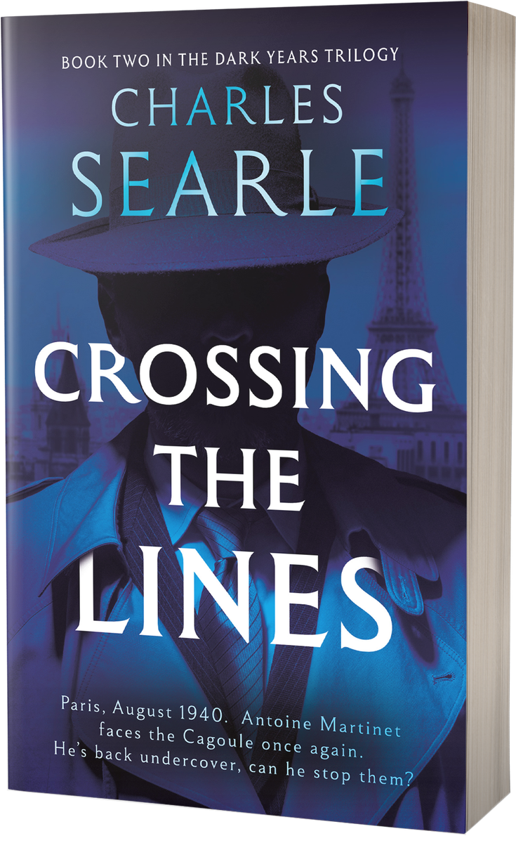 3D cover of Crossing the Lines by Charles Searle